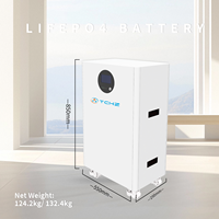 Batería Solar OEM de 51.2V 100Ah 200Ah 300Ah, 15kWh 16kWh 20kWh LiFePO4, Apilable, Híbrida, para el Hogar, Más de 8000 Ciclos, Garantía de 10 Años