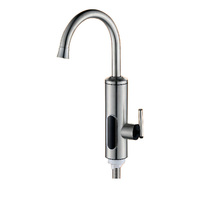 Robinet chauffe-eau électrique instantané HLK, design moderne, poignée unique, affichage numérique de la température LED, robinet de lavabo en plastique pour cuisine