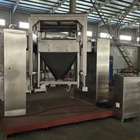 Conteneur IBC en acier inoxydable 316, forme conique carrée, fond conique, 300L, 500L, 1000L, 2000L
