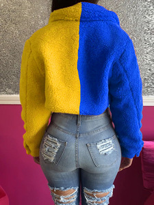 Women Faux Fur Coats Jackets Winter Crop <strong>Tops</strong> Coats Fashionable Girl Trendy Jackets for Women Ladies <strong>Bubble</strong> Down Puffer Coats - Product Image 5