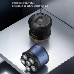 <span class=keywords><strong>Rasoir</strong></span> électrique pour homme 5-en-1 à 6 lames, tête flottante magnétique, rasage de la tête chauve, <span class=keywords><strong>rasoir</strong></span> étanche, rechargeable USB Type-C - Product Image 3