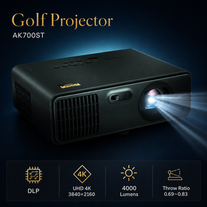 Máy chiếu laser chuyên nghiệp Benq AK700ST 4000 Lumen, độ phân giải 4K UHD, chiếu ngắn, mô phỏng chơi golf chuyên nghiệp - Product Image 1