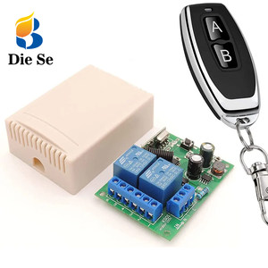 433MHz AC 110V 220V 2CH Universal Remote Control Switch Gate Motor Controller <strong>Module</strong> 10A Relay Receiver <strong>Transmitter</strong> - Product Image 1