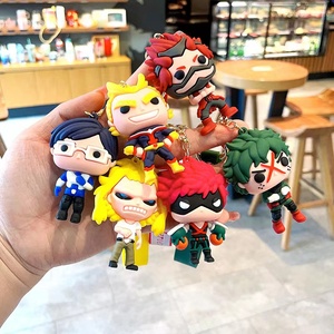 พวงกุญแจยางพีวีซี My <span class=keywords><strong>Hero</strong></span> <span class=keywords><strong>Academy</strong></span> กำหนดเองได้พวงกุญแจยาง3D นิ่ม - Product Image 6