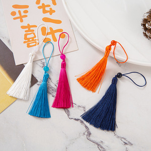 A Red Line Tassel 7cm Polyester Decorative Classic Style <b>Bookmark</b> Ornament - Product Image 4