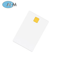 Carte IC M1 personnalisée, imprimée, RFID, vierge, carte intelligente à contact pour le contrôle d'accès