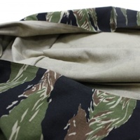 Vestes de camouflage personnalisées imprimées en sergé NY/CO Nylon coton revêtement du fabricant uniforme tactique Vestes de camouflage à rayures de tigre du Vietnam