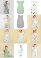 Saco de Dormir para Bebé de Verano TOG 0.5, Ligero, Acolchado, Transpirable, de Muselina de Algodón con Relleno de Fibra para un Sueño Seguro del Bebé