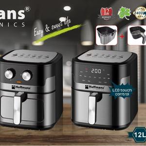 <span class=keywords><strong>Friteuse</strong></span> à air Hoffmans 12L en acier inoxydable, appareil de cuisine 2400W, commande mécanique, cuisson saine - Product Image 5