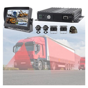 Système de caméra de sécurité mobile 4G GPS Wifi DVR avec vue à <span class=keywords><strong>360</strong></span>° pour camion et voiture, écran de surveillance de recul 1080P, caméra embarquée - Product Image 1