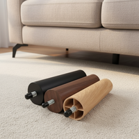 Pieds de meubles réglables en plastique ASB coniques, couleur personnalisée OEM, pour lit, chaise, canapé, extérieur, cuisine, salon, chambre, hôpital