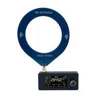 Radio RF ukuran saku 0.5-108MHz penerima dengan antena Loop 1.9 inci layar warna IPS mendukung mode LSB USB AM FM