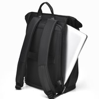 Sac à dos pour ordinateur portable 15,6 pouces avec logo personnalisé, antivol, écologique, durable, imperméable, multi-poches, décontracté pour les voyages, l'école et les trajets quotidiens