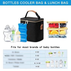 Borsa Termica per Latte Materno con Pacco Ghiaccio, Portabiberon Portatile per Asilo Nido e Viaggi, Borsa Termica per Pannolini - Product Image 4