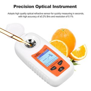 SMARTSENSOR LCD Dijital Refraktometre Brix Ölçer Meyve Suyu İçecek ATC Şeker İçeriği Ölçüm Cihazı 35% Sakarometre - Product Image 4