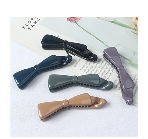 2024 New Arrival Đơn Giản Rắn Màu Chuối Tóc Clip <span class=keywords><strong>Twist</strong></span> Bowknot Tóc Clip <span class=keywords><strong>Updo</strong></span> Phụ Kiện Tóc Cho Phụ Nữ - Product Image 6