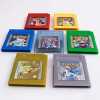 Nouvelle version 7 couleurs 1:1 Cartouches de jeux vidéo rétro Pokmon pour jeux Gameboy Color