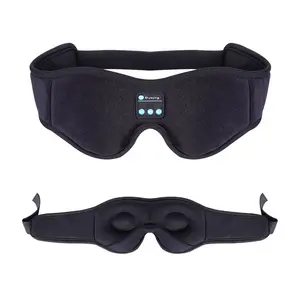 2023 Novo 5.0 Música Sem Fio Eyemask Sleep Travel Custom 3D Sleep Blindfold Eye mask