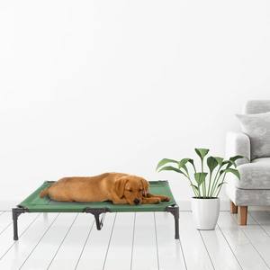 Grundlagen Atmungsaktive Kühlung Erhöhtes Hunde bett mit langlebigen Metallrahmen Oxford Elevated Camping Dog Cot mit hoher Dichte - Product Image 3