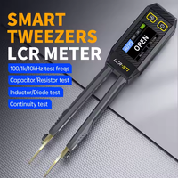 FNIRSI LCR-ST1 Mini pince à épiler intelligente SMD ESR testeur pour Diode de continuité de résistance Portable Test à domicile Machine de batterie au Lithium