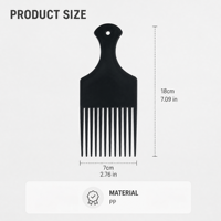 Peigne Afro Robuste Anti-Statique et Résistant à la Chaleur pour Cheveux Bouclés, Vente en Gros Directe Usine, Idéal pour Perruques, Tresses et Hommes – Nouvelle Collection Tendance