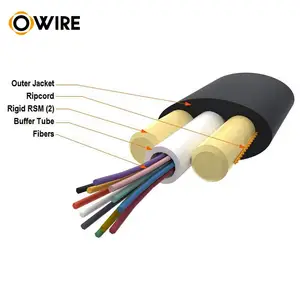Flat Drop-Optik kabel Lszh/ Hdpe-Glasfaser kabel Mini-Flach kabel Antenne Gyfxtby 6 8 12-adrig
