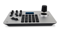 Contrôleur PTZ réseau PoE en aluminium CNC avec clavier de commande joystick 4D pour caméra de zoom et diffusion en église