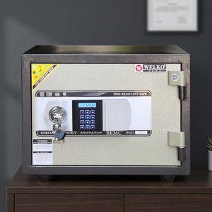 ตู้เซฟนิรภัย Lion Safes รุ่น WELKO S400 E สีเงินดำ สำหรับใช้ในบ้าน พร้อมระบบล็อคดิจิตอลอิเล็กทรอนิกส์ โครงสร้างสแตนเลส ทนไฟ - Product Image 3