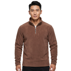 Quarter Zip Supplier: Custom Cotton <b>Fleece</b> Quarter <b>Zipper</b> for US Golf Brands, Low MOQ Logo Supply S-XL - Product Image 1