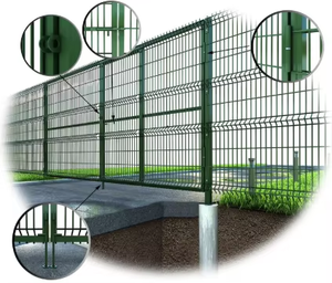 उद्यान और फार्म बाड़ के लिए आसानी से उच्च गुणवत्ता वाले 3 डी वेल्डेड वायर जाल बाड़ - Product Image 5