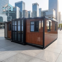 Maison conteneur moderne, confortable et raffinée, résistante au vent et à la poussière, installation rapide, fenêtres à rupture de pont thermique, garantie 3 ans, Luxury Canyon
