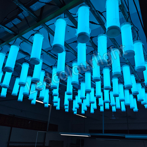 Tube lumineux LED DMX <span class=keywords><strong>80</strong></span> mm RGB Pixel Tube DC24V IP65 étanche, installation suspendue pour scène, club, mariage, événements extérieurs, éclairage décoratif - Product Image 6