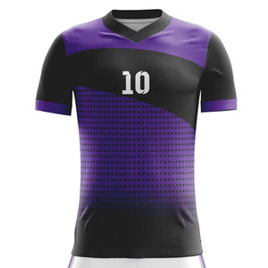 ชุดฟุตบอลโพลีเอสเตอร์ 100% ระบายอากาศได้ดี แห้งเร็ว สีสันตามสั่ง ดีไซน์ล่าสุด บริการ OEM แบบซับลิเมชั่น - Product Image 4