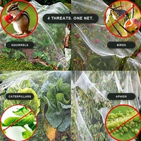 Zware, UV-bestendige insectengaasrol van 30, 40, 50 mesh, van onbewerkte HDPE, 1m tot 6m, voor kas, tunnel, wittevlieg, bladlus