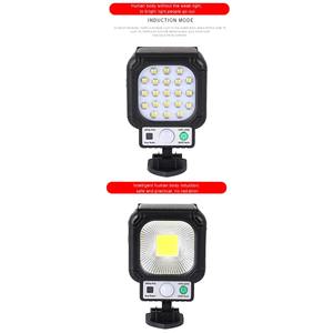 Lampe solaire COB/LED pour extérieur, lampe solaire à énergie solaire, détecteur de mouvement PIR, lumière murale étanche, décoration de jardin, éclairage mural - Product Image 4