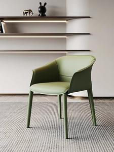 Chaises de <span class=keywords><strong>salle</strong></span> à <span class=keywords><strong>manger</strong></span> en cuir Designer Saddle chaises de <span class=keywords><strong>salle</strong></span> à <span class=keywords><strong>manger</strong></span> accoudoir de luxe modernes - Product Image 4