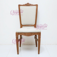 Chaise de mariage en résine KD en gros, chaise de salle à manger de luxe en plastique style Louis, réduction des frais de livraison pour événements extérieurs et banquets