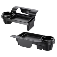 Accessoires intérieurs de voiture, boîte de rangement réglable pour voiture, porte-gobelet et support de téléphone de haute qualité pour les fenêtres et les portes de voiture
