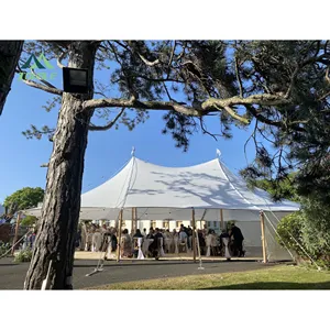 אוהל מסיבת מרקי לבן pvc כיסוי saiclotth 10 x30m יותר מ 100 אוהל חתונה