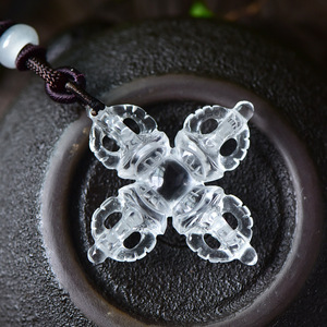 Quartz clair naturel en gros Vajra cristal de guérison Vishwa Vajra - Product Image 5