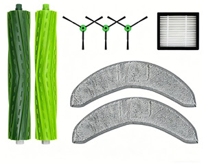 Kit de accesorios de repuesto de 8 piezas compatible con IRobot <span class=keywords><strong>Combo</strong></span> <span class=keywords><strong>J7</strong></span>/<span class=keywords><strong>J7</strong></span>+/<span class=keywords><strong>j7</strong></span> <span class=keywords><strong>Plus</strong></span>/<span class=keywords><strong>Combo</strong></span> J9+/10MAX, cepillo, bolsa para polvo, filtro, cepillo lateral - Product Image 1