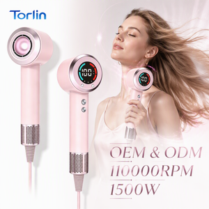 ไดร์เป่าผม Torlin Small Order Airflow Speed 22 m/s มอเตอร์น้ำหนักเบา ความเร็ว 110000 รอบต่อนาที กำลังไฟ 1500 วัตต์ สีชมพู - Product Image 1