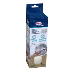 Juego de 3 Bolas de Lana para Secadora, 40 g - Product Image 1