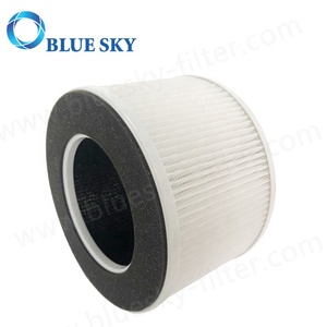 Đúng 3-trong-1 bộ lọc trước + HEPA + Hoạt động Bộ lọc Carbon Tương thích với nhà máy lọc không khí Ion nhỏ Hệ thống làm sạch không khí Bộ lọc HEPA - Product Image 3