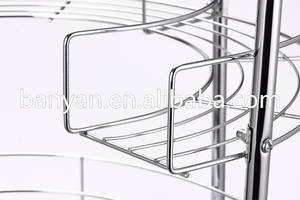 Estante de Almacenamiento de Dos Niveles de Acero Inoxidable Cromado para Debajo del Lavabo del Baño y <span class=keywords><strong>Toallero</strong></span> de Acero Inoxidable para <span class=keywords><strong>Ducha</strong></span> - Product Image 4