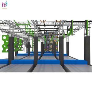 Nouveau style de parcours d'exercice commercial de grande taille pour enfants et adultes ZSNJ6 Ninja Course - Product Image 5