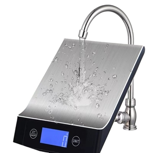 Báscula Digital de Cocina Veidt con Orificio para Colgar, Pantalla LCD, Plataforma de Acero Inoxidable, 5 kg, Modelo SF-2017 - Product Image 4
