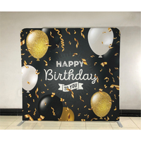 Cadre résistant de toile de fond de tissu de tension avec l'affichage 8X8 Ft Expo facile bannière de tissu de tension d'affichage de tube de couverture de stand de salon commercial