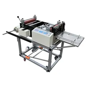 DCUT500S Hot Sale Automatic Vertical Integrated Machine Paper PVC Film Label Roll To Sheet Cutting Machine