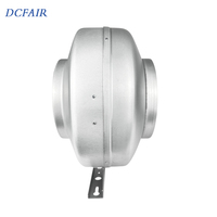 Ventilateur de conduite silencieux en métal DCFAIR de haute qualité, 8 pouces, haute vitesse, extracteur d'air pour tuyaux, moteur AC OEM